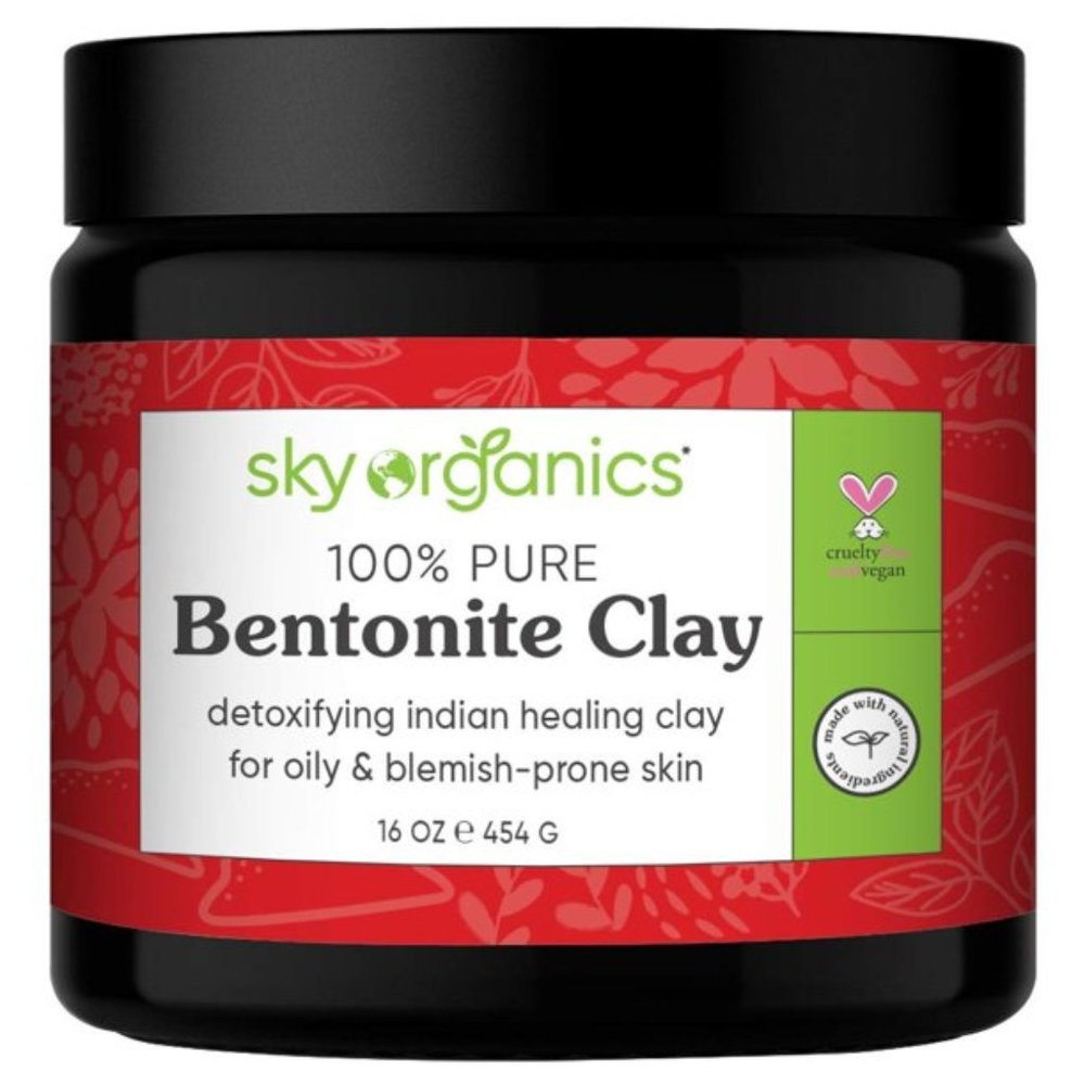 100% Pure Sky Organics Bentonite Clay 16 oz